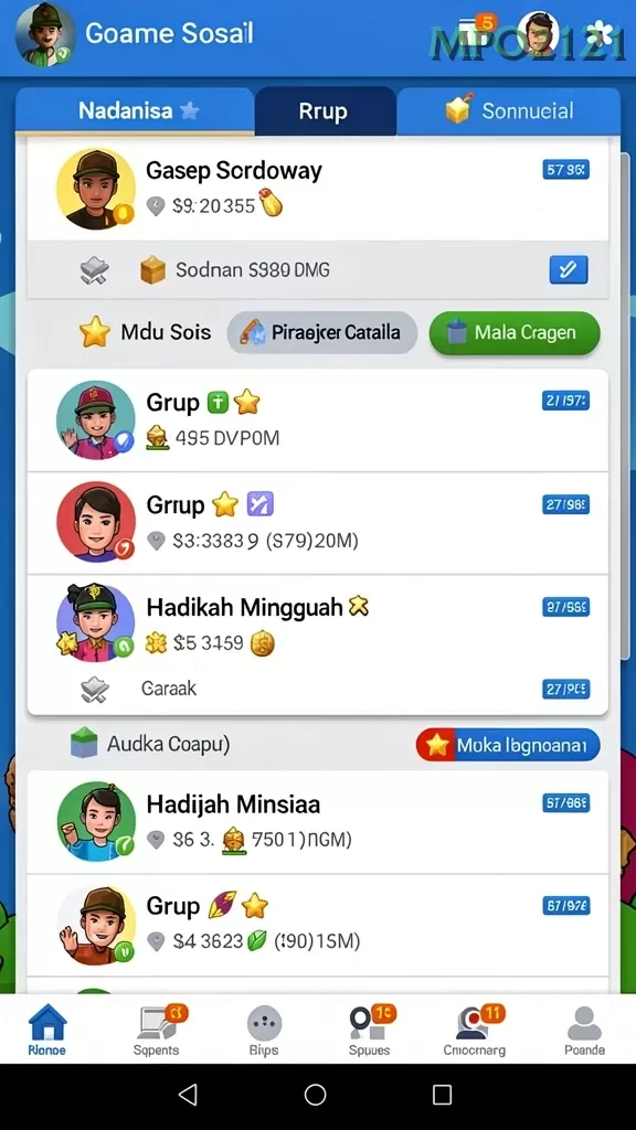 Cuplikan layar ZZK — halaman utama